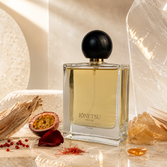 Jonetsu Extrait de Parfum Dubai – passion fruit dark rose amber – luxury oud perfume UAE – YOGURE
