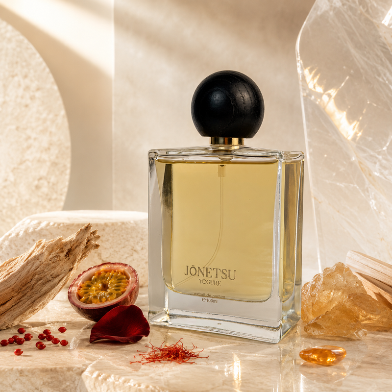 Jonetsu Extrait de Parfum Dubai – passion fruit dark rose amber – luxury oud perfume UAE – YOGURE
