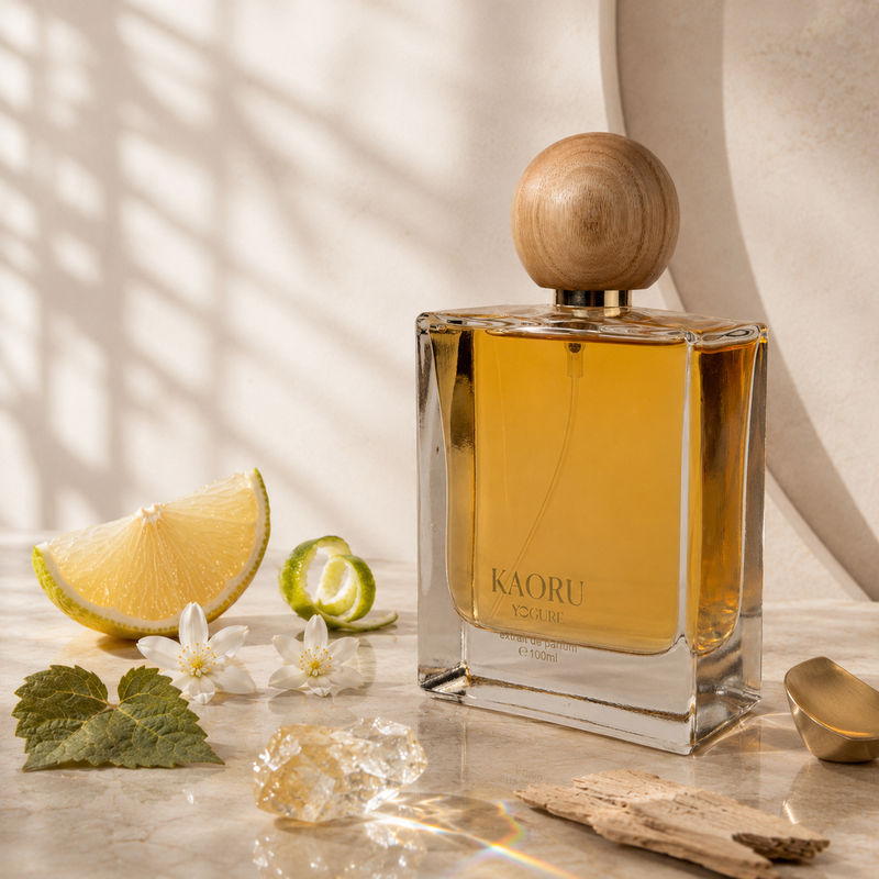 Kaoru Extrait de Parfum – bergamot orange blossom patchouli – luxury fresh perfume UAE – YOGURE
