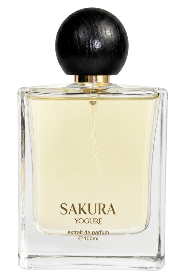 Sakura by Yogure – cherry and bergamot and rose perfume, 30% Extrait de Parfum, joyful fragrance for women, Dubai UAE