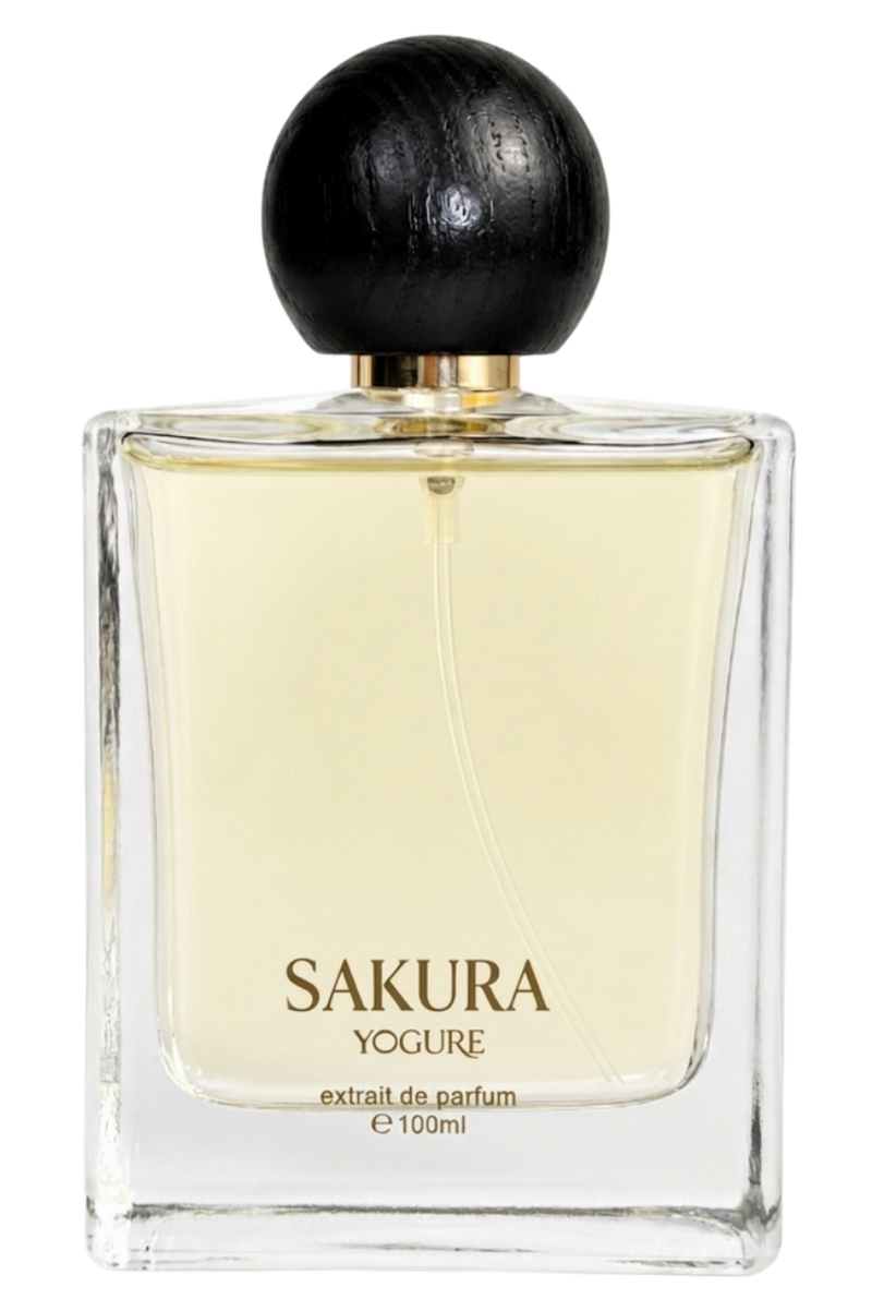Sakura by Yogure – cherry and bergamot and rose perfume, 30% Extrait de Parfum, joyful fragrance for women, Dubai UAE