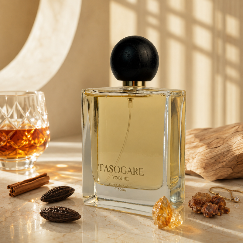 Tasogare Extrait de Parfum – cognac vanilla praline – luxury gourmand perfume UAE – YOGURE