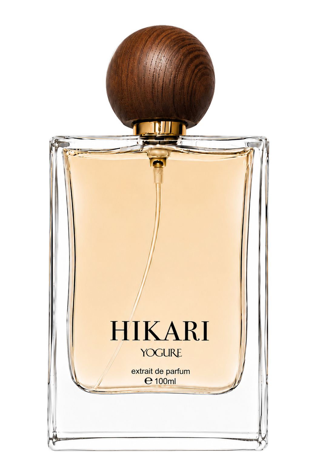 Hikari Radiance Extrait de Parfum by YOGURE in a luxury glass perfume bottle