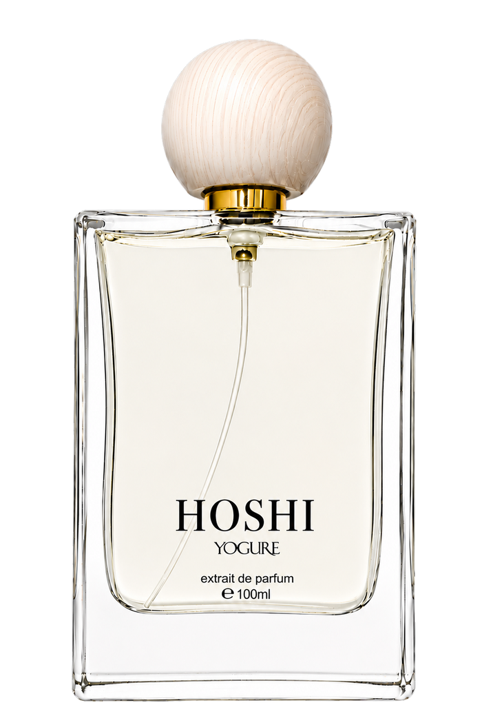 Hoshi Star Extrait de Parfum by YOGURE in a luxury glass perfume bottle