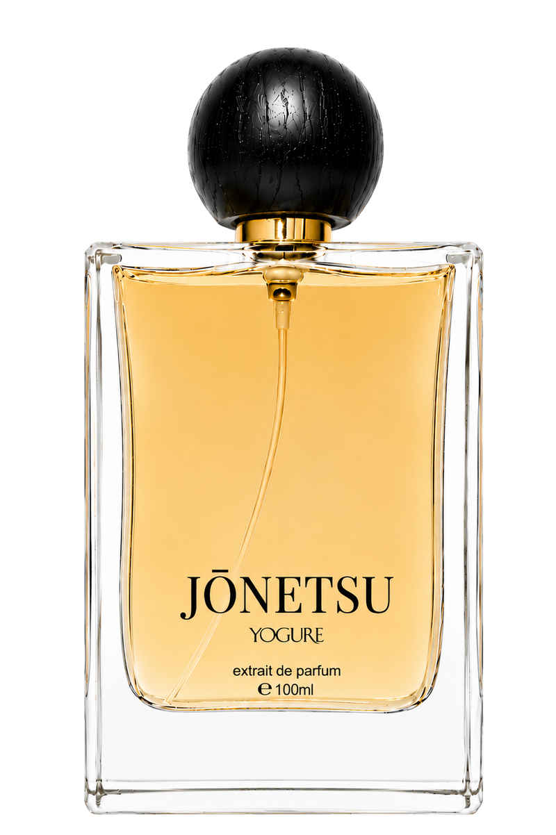 Jonetsu Passion Extrait de Parfum by YOGURE in a luxury glass perfume bottle