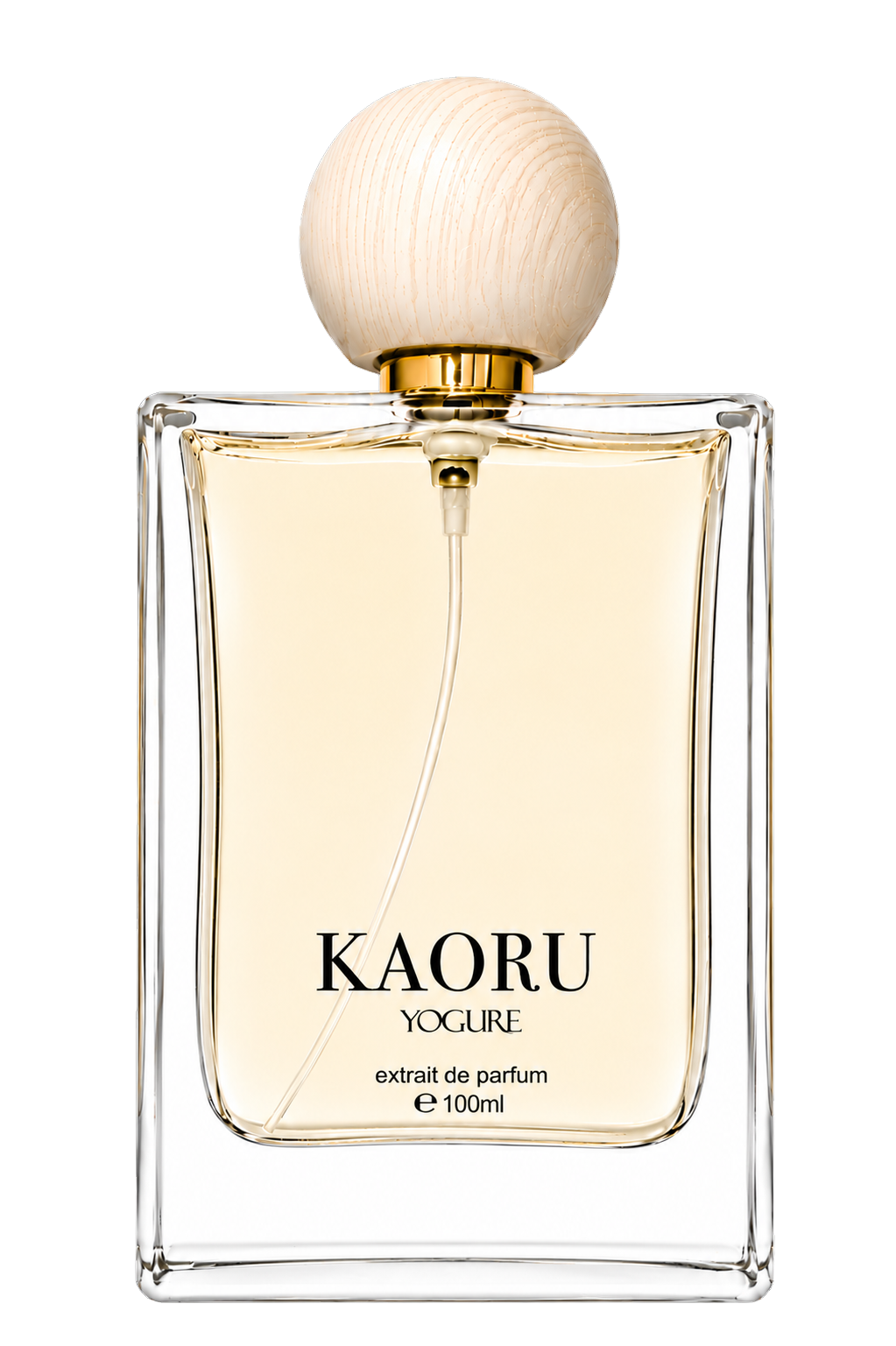 Kaoru Fragrance Extrait de Parfum by YOGURE in a luxury glass perfume bottle