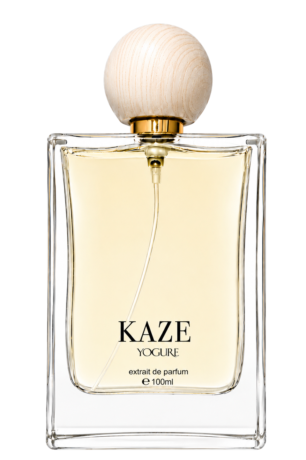 Kaze Wind Extrait de Parfum by YOGURE in a luxury glass perfume bottle