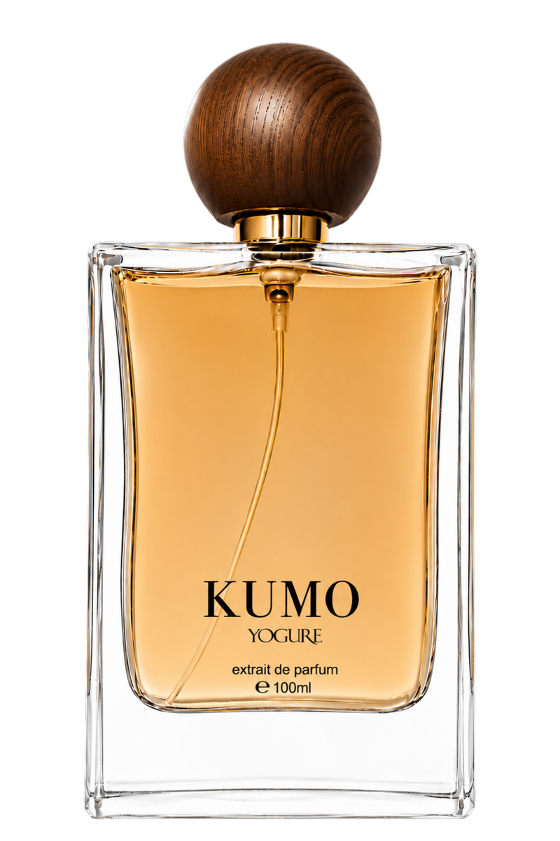 Kumo Cloud Extrait de Parfum by YOGURE in a luxury glass perfume bottle
