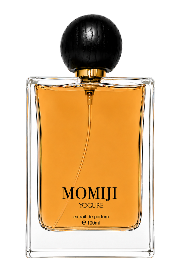 Momiji Autumn Leaves Extrait de Parfum by YOGURE in a luxury glass perfume bottle