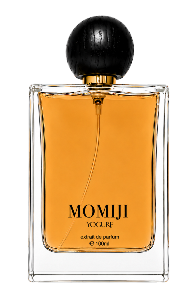 Momiji Autumn Leaves Extrait de Parfum by YOGURE in a luxury glass perfume bottle