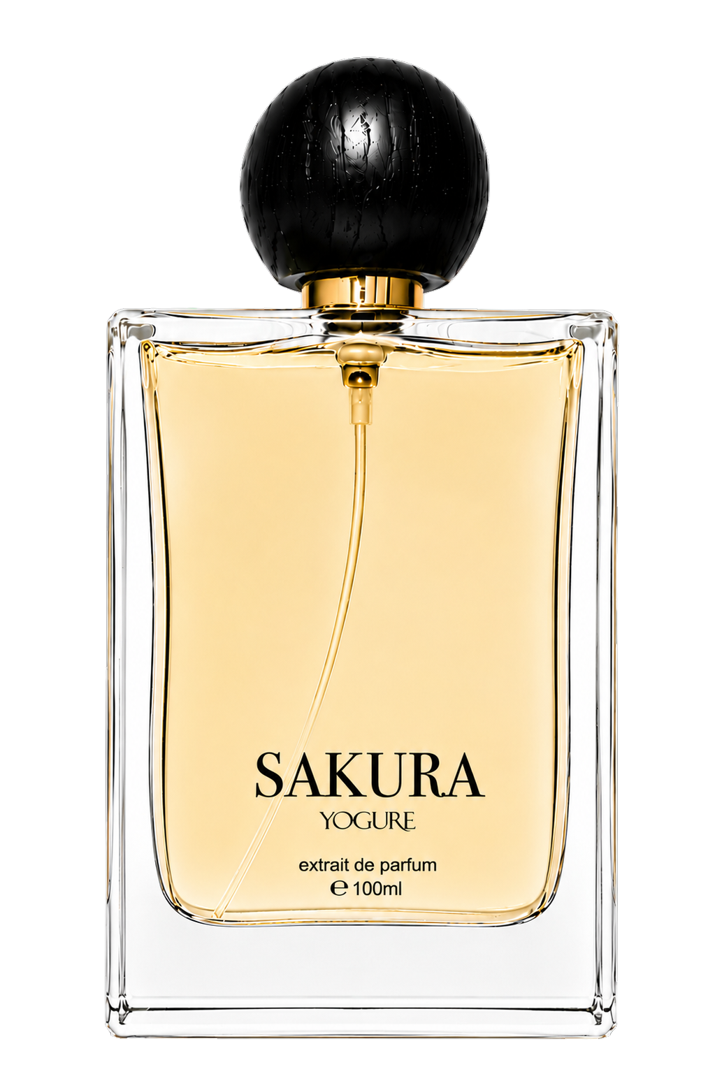 Sakura Cherry Blossom Extrait de Parfum by YOGURE in a luxury glass perfume bottle