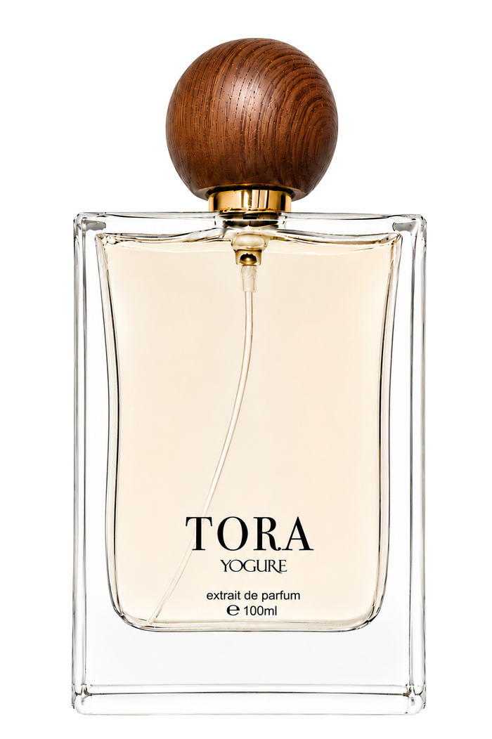 Tora Tiger Extrait de Parfum by YOGURE in a luxury glass perfume bottle