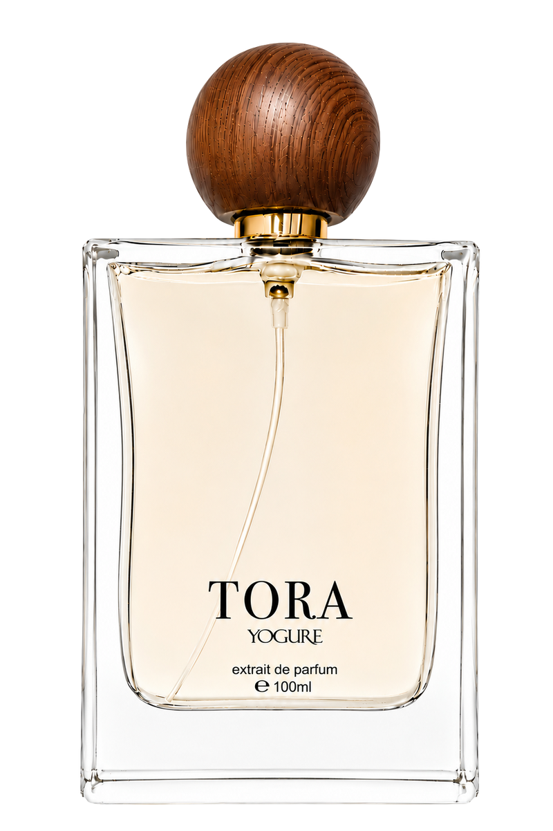 Tora Tiger Extrait de Parfum by YOGURE in a luxury glass perfume bottle
