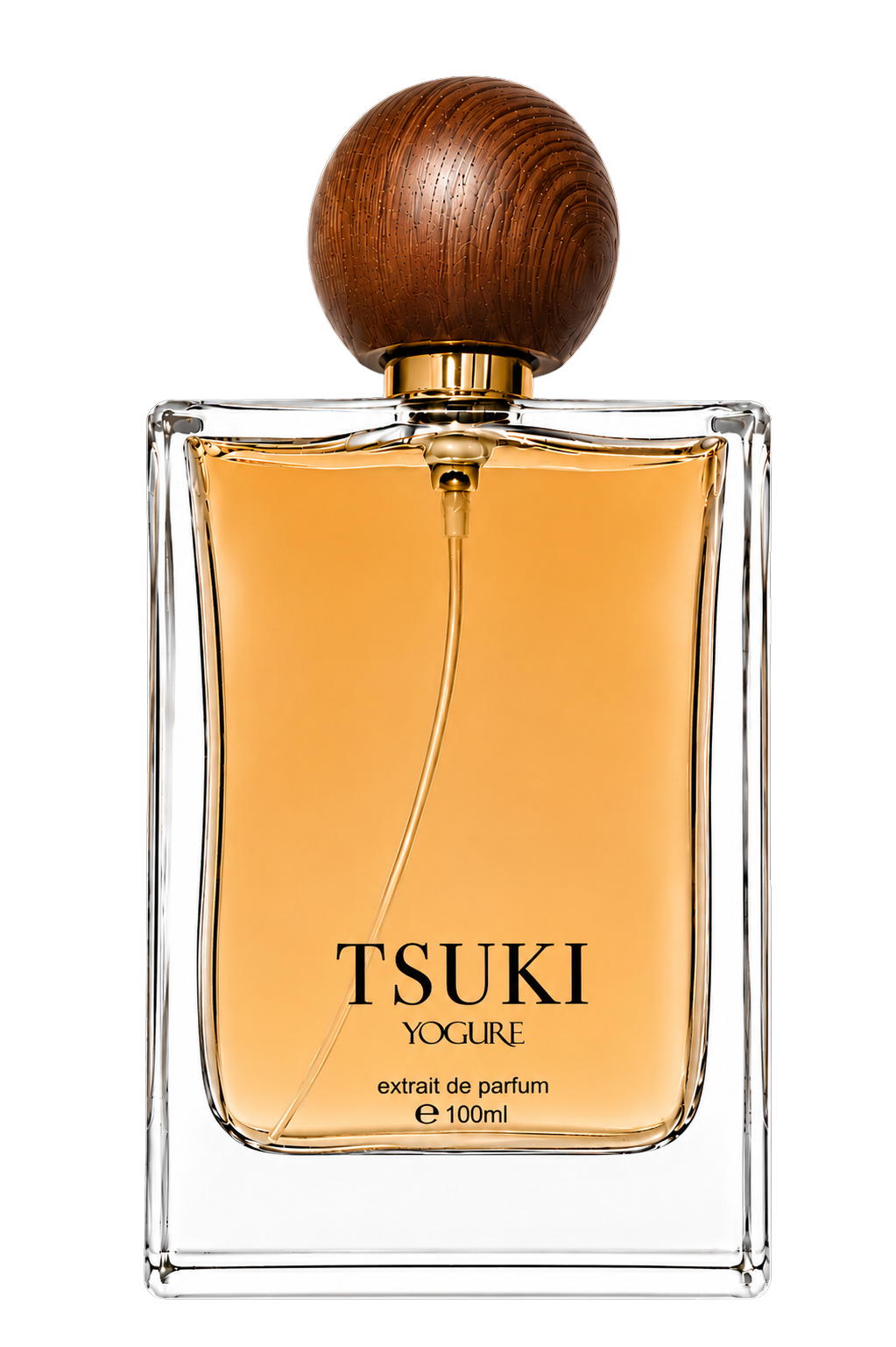 Tsuki Moon Extrait de Parfum by YOGURE in a luxury glass perfume bottle