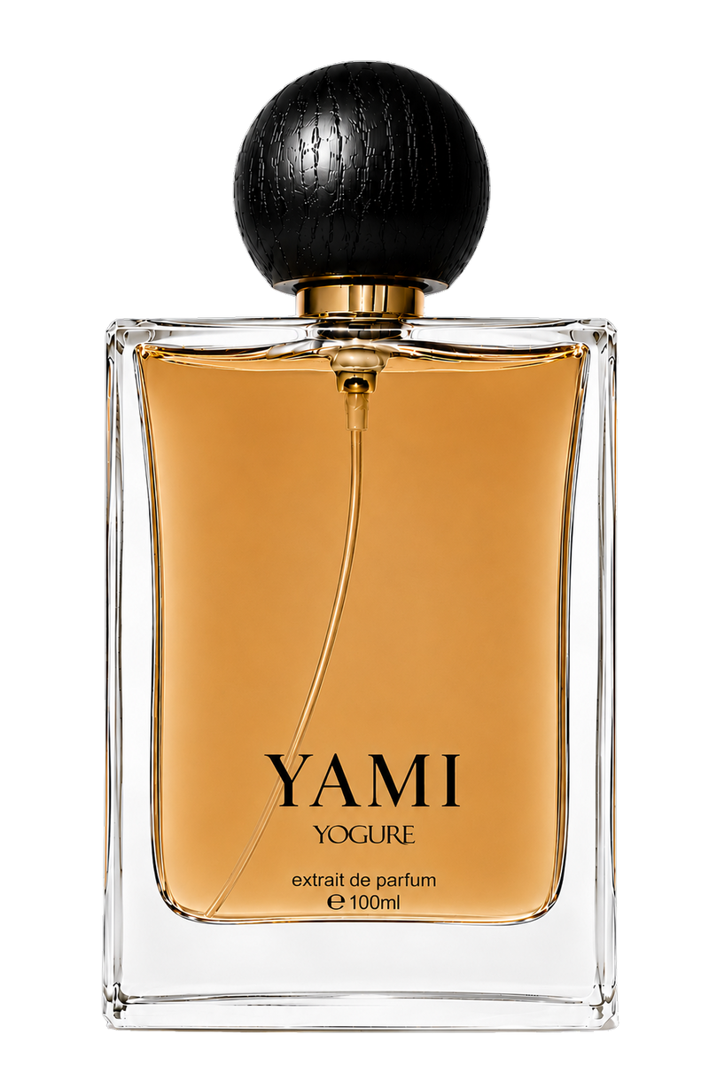 Yami Darkness Extrait de Parfum by YOGURE in a luxury glass perfume bottle