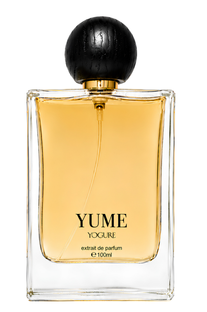Yume DreamExtrait de Parfum by YOGURE in a luxury glass perfume bottle